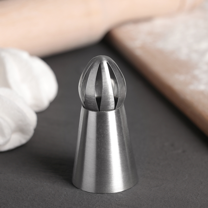 Насадка кондитерская "Сфера.Широкие прорези Супер", d=3 см