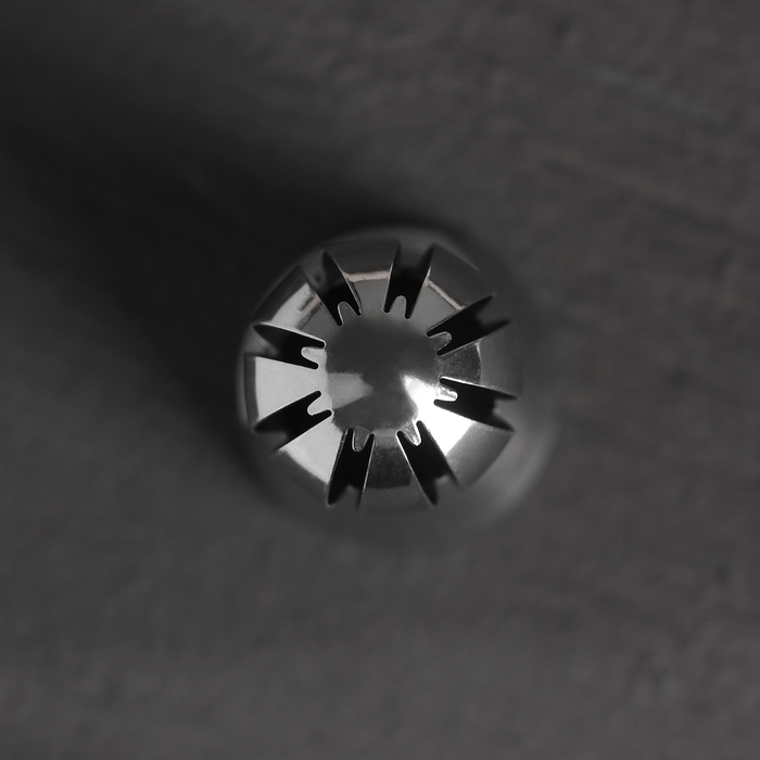 Насадка кондитерская "Сфера.Прорези с каплей", d=3 см