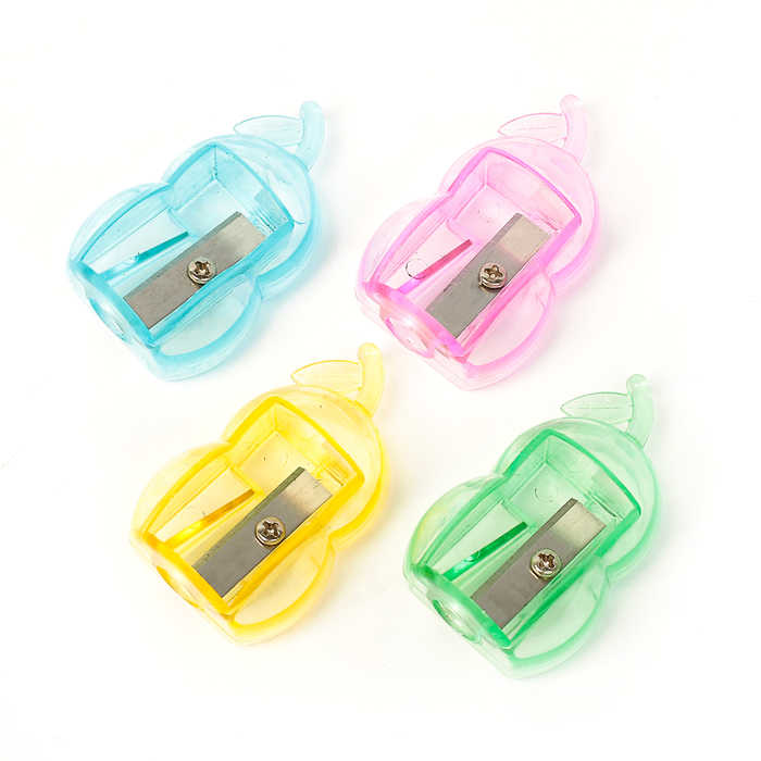 Точилка МИКС Груша прозрачно-тонированная