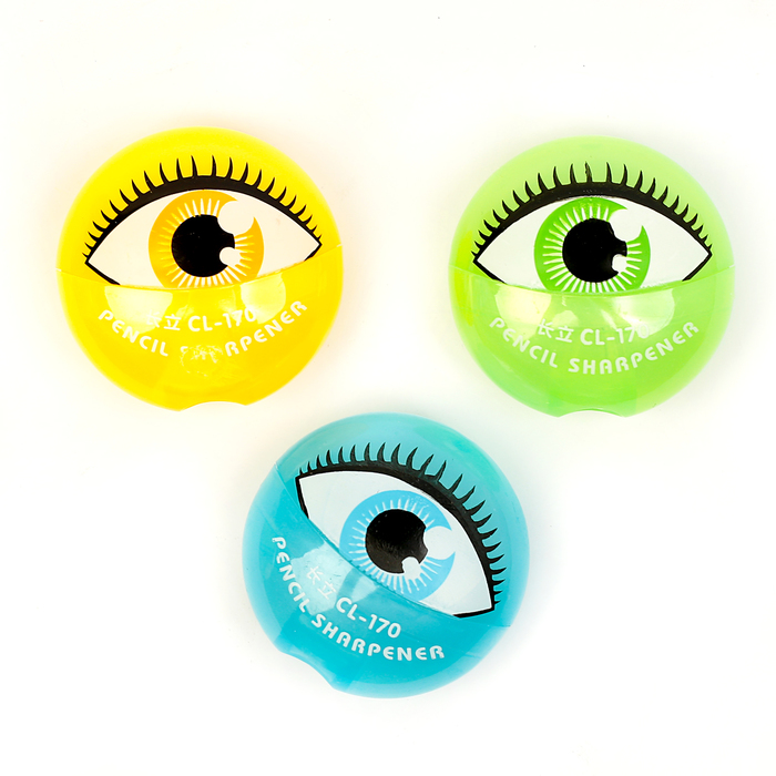 Точилка с контейнером МИКС Глазик