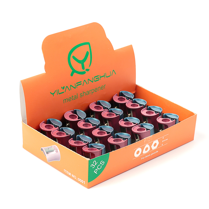 Точилка металлическая NEW цветная