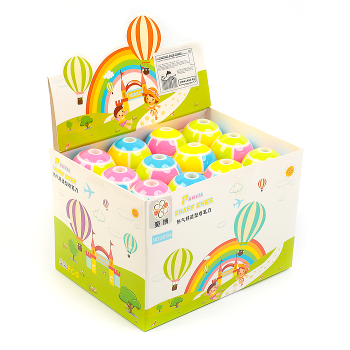 Точилка с контейнером МИКС Воздушный шар