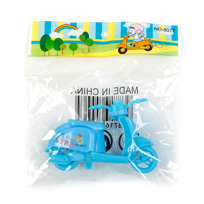 Точилка с контейнером МИКС Мопед