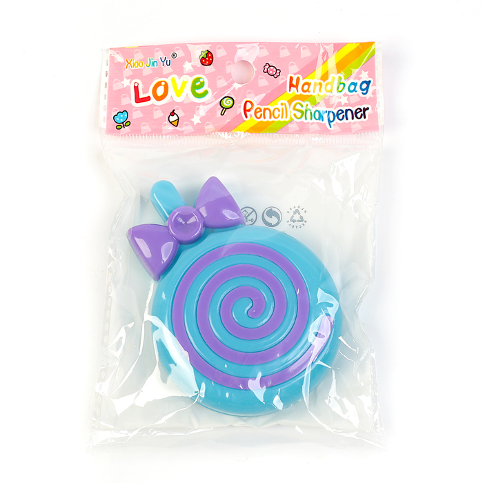 Точилка с контейнером двойная МИКС Леденец