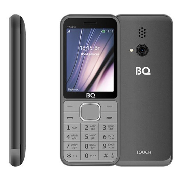 Сотовый телефон BQ M-2429 Touch Gray, серый