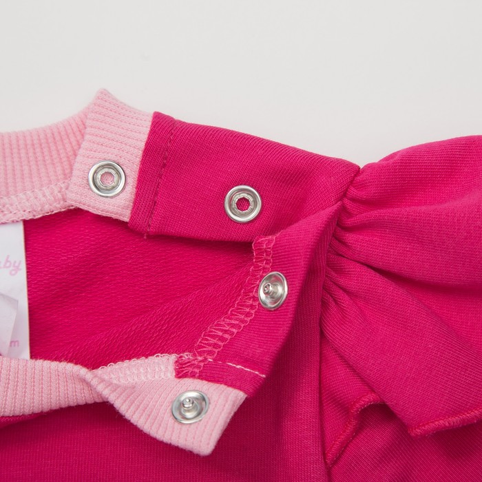 Комплект для девочки (кофта,брюки), рост 80-86 см, цвет фуксия D1802-2_М