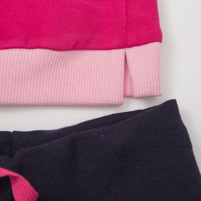 Комплект для девочки (кофта,брюки), рост 80-86 см, цвет фуксия D1802-2_М