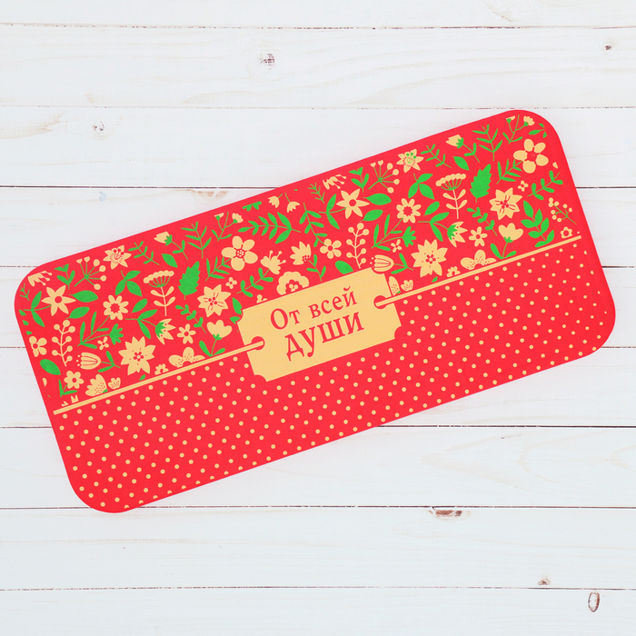 Коврик садовый "От всей души", 38 х 17 см