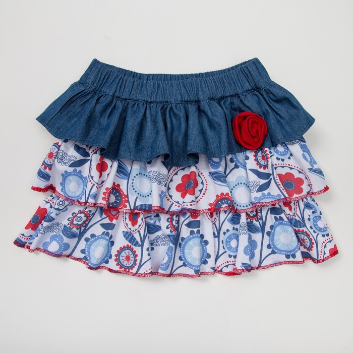 Юбка детская, рост 92 см, цвет синий D1320-1_М