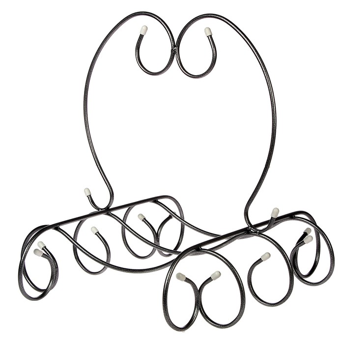 Дровница "Витая" цвет серебристый антик, 60х60х64см