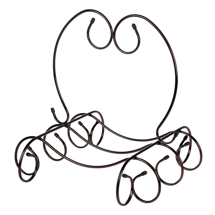 Дровница "Витая" цвет медный антик, 60х60х64см