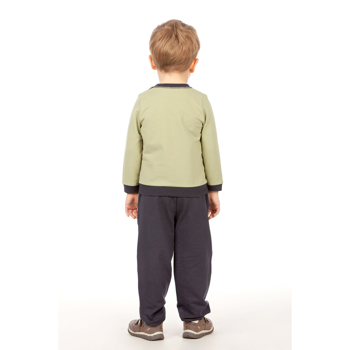 Комплект для мальчика (кофта,брюки), рост 98-104 см, цвет фисташковый М1902-1
