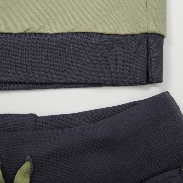 Комплект для мальчика (кофта,брюки), рост 104-110 см, цвет фисташковый М1902-1