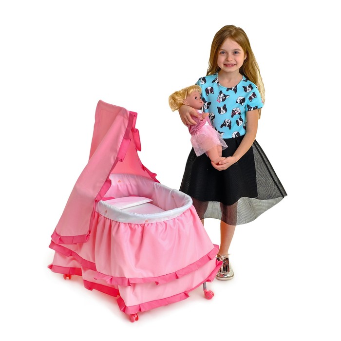 Кровать для кукол "Принцесса", металлический каркас