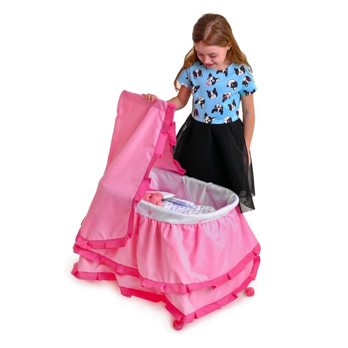 Кровать для кукол "Принцесса", металлический каркас