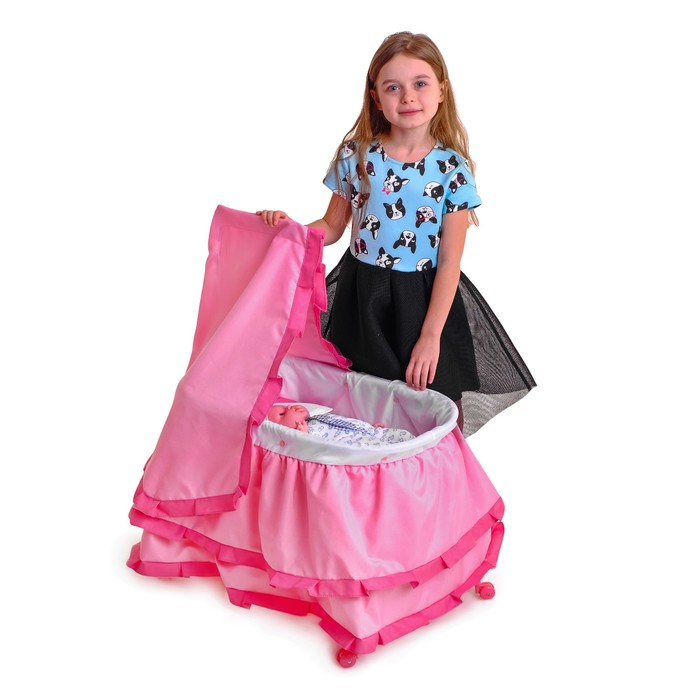 Кровать для кукол "Принцесса", металлический каркас