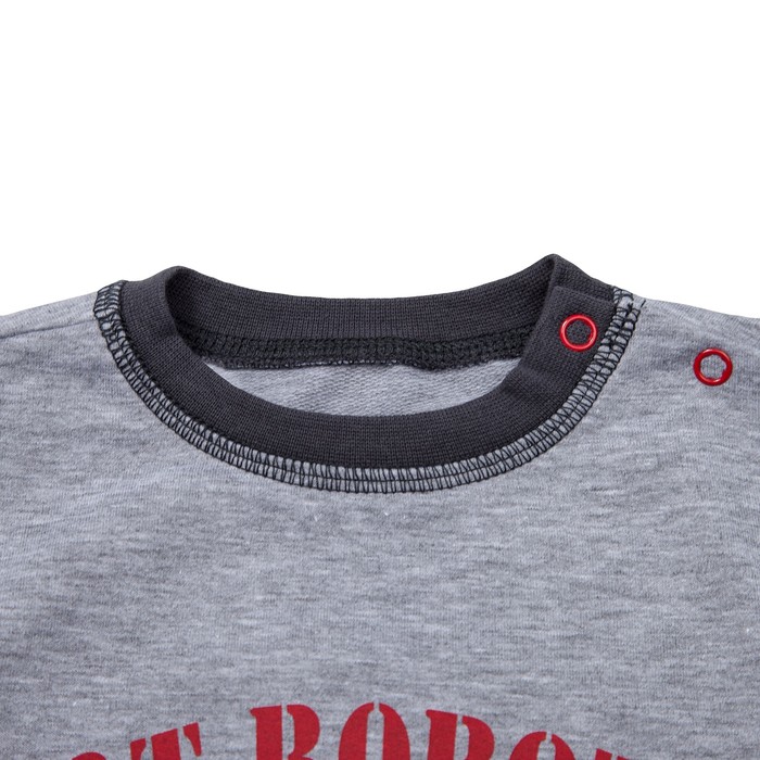 Комплект для мальчика (кофта,брюки), рост 98-104 см, цвет серый М1902-3