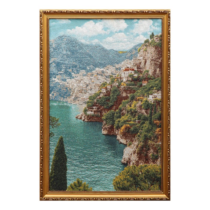 Гобеленовая картина "Амальфитанское побережье" евро 39*57 см