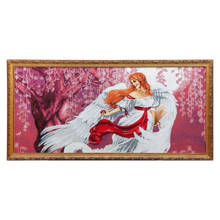 Гобеленовая картина "Белый ангел" 110*54 см