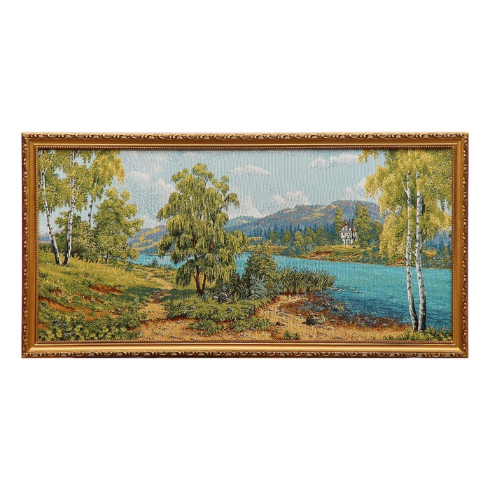 Гобеленовая картина "Ива плакучая" №3 38*78 см