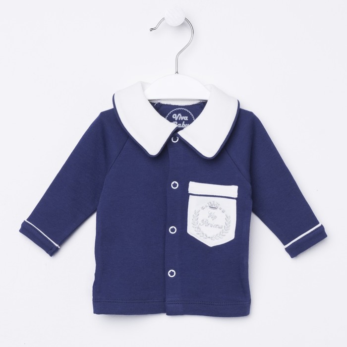 Кофточка детская, рост 62 см, цвет темно-синий М1402-1_М