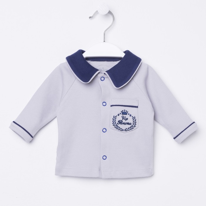 Кофточка детская, рост 80 см, цвет серый М1402-2_М