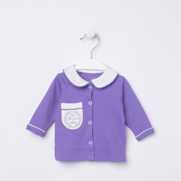 Кофточка детская, рост 62 см, цвет сиреневый D1502-3_М