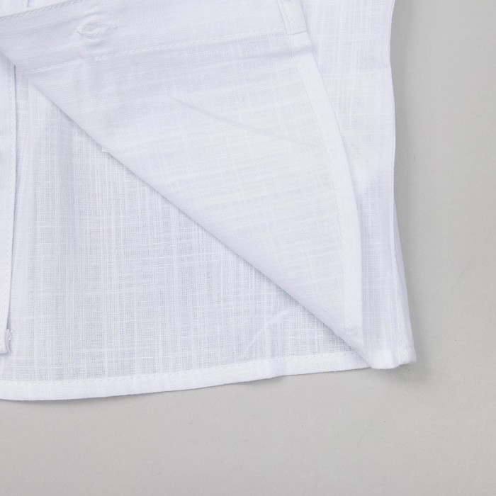 Сорочка верхняя для мальчика, рост 122 см, цвет белый РБ93