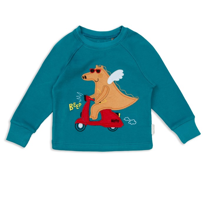 Футболка для мальчика, рост 98 см, цвет бирюзовый ФБ424