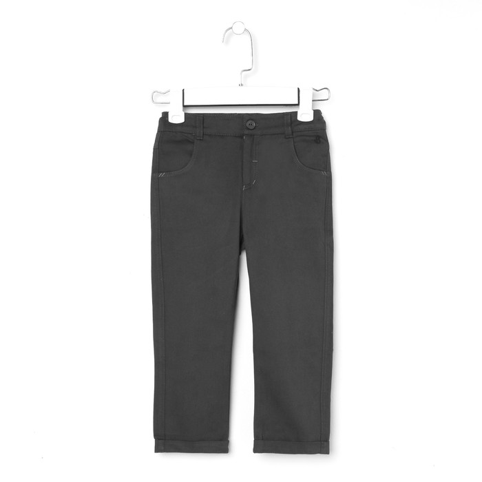 Брюки для мальчика, рост 110 см, цвет серый ШР378