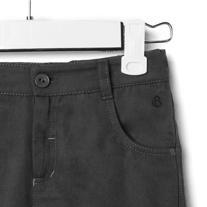 Брюки для мальчика, рост 116 см, цвет серый ШР378