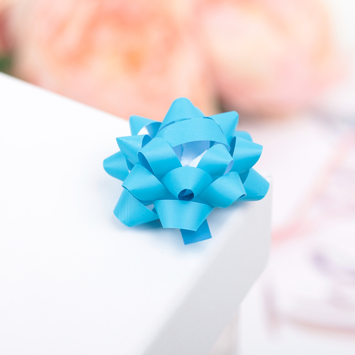 Бант-звезда №3,5 (ФАСОВКА 8 ШТ) простой, МИКС