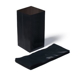 Пакет для рассады, 3 л, 11 × 23 см, толщина 60 мкм, с перфорацией, чёрный Ош