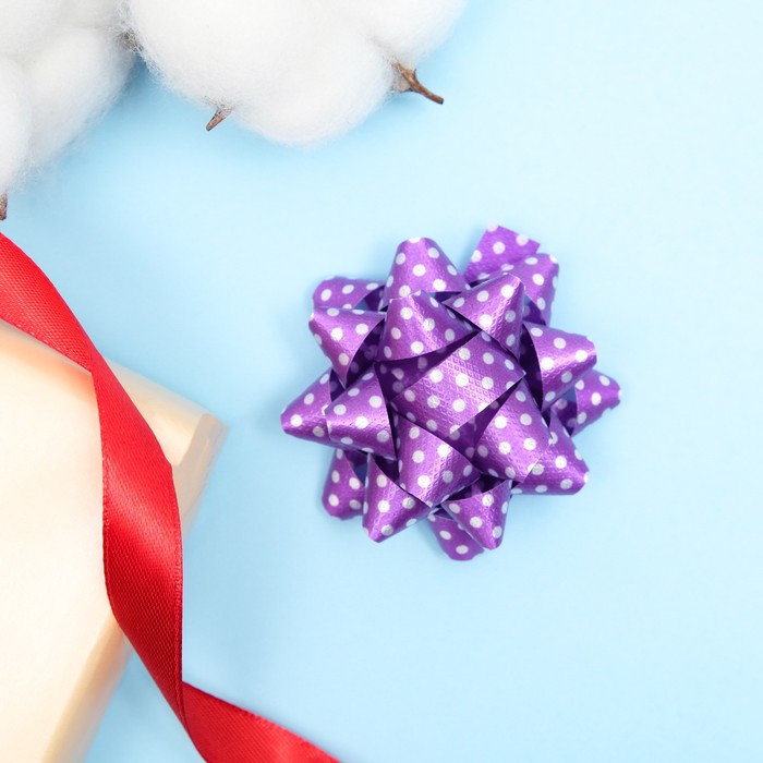 Бант-звезда №5 (ФАСОВКА 50 ШТ), МИКС