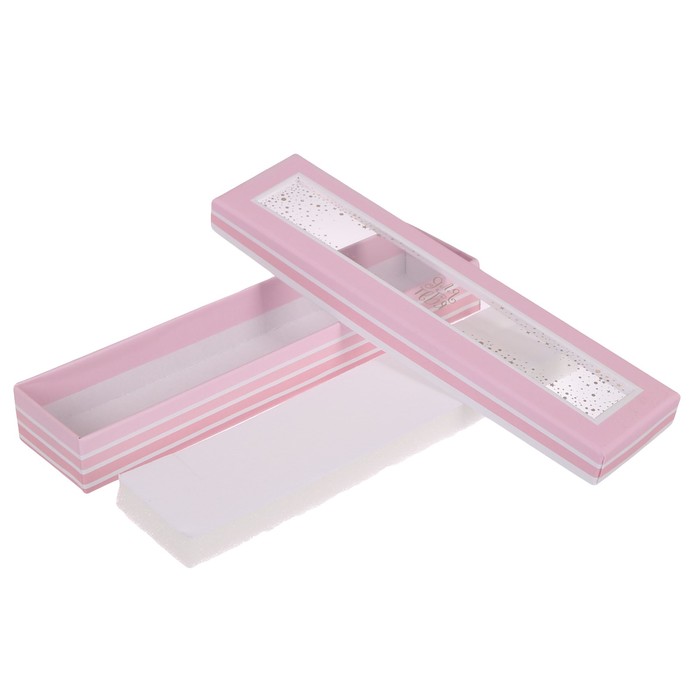 Подарочная упаковка Коробочка под браслет »Нежные чувства», 4,5 х 20 х 2,5 см