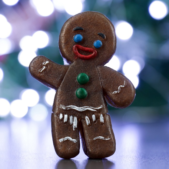 Фигурное мыло "Пряник" коричневый 60гр