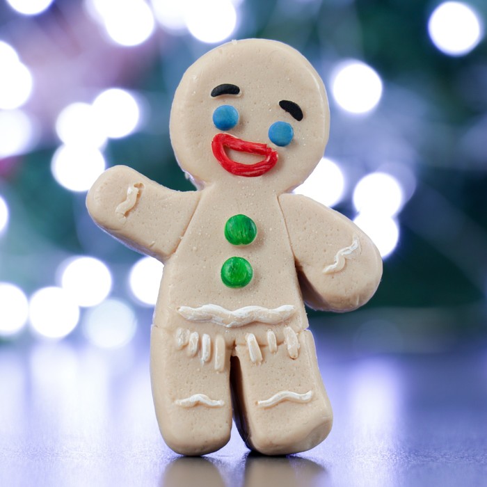 Фигурное мыло "Пряник" серый 60гр