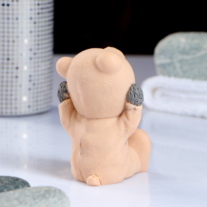 Мыло фигурное "Мишка в костюме медведя" 105 г