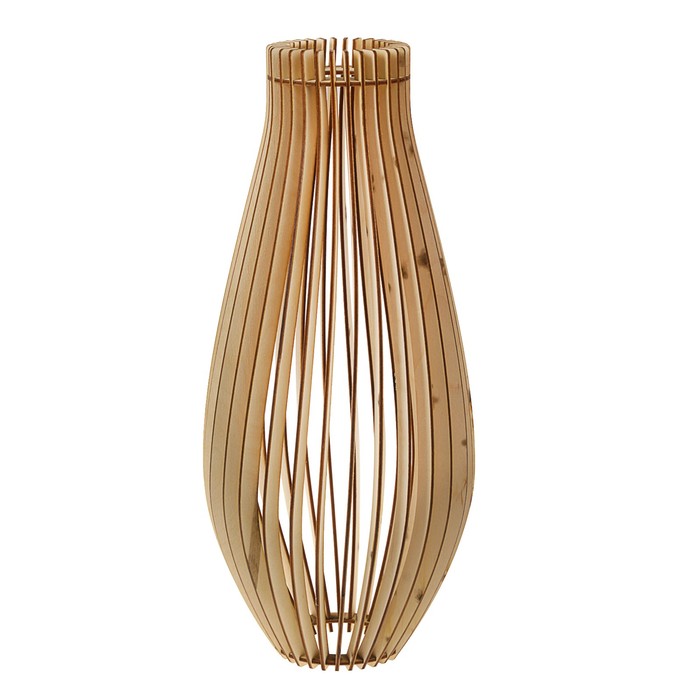 Абажур деревянный "Капля", 45х20см