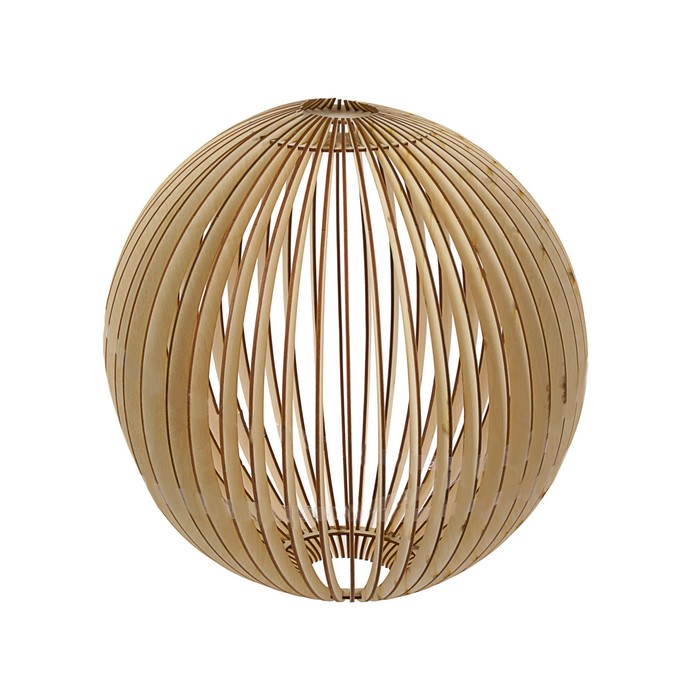 Абажур деревянный "Шар", D=40см