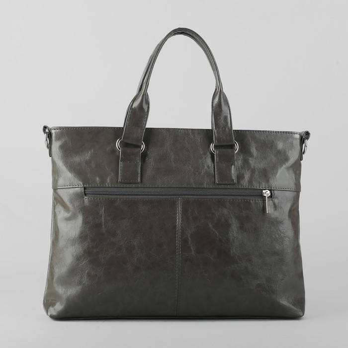 Сумка женская, 2 отдела на молнии, наружный карман