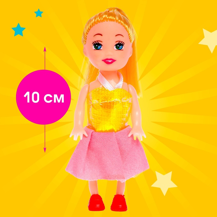 фото Кукла малышка «рита» в платье, микс