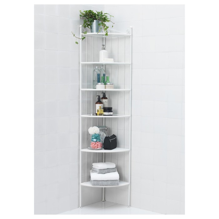 Стеллаж угловой РЁНШЭР, белый