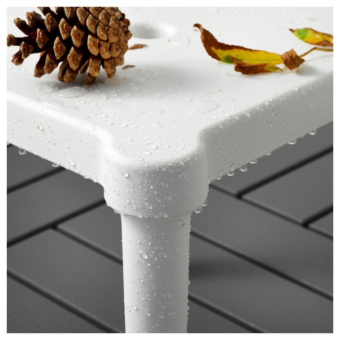 Табурет детский УТТЕР, для дома и улицы, белый