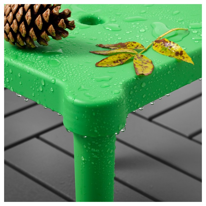 Табурет детский УТТЕР, для дома и улицы, зеленый