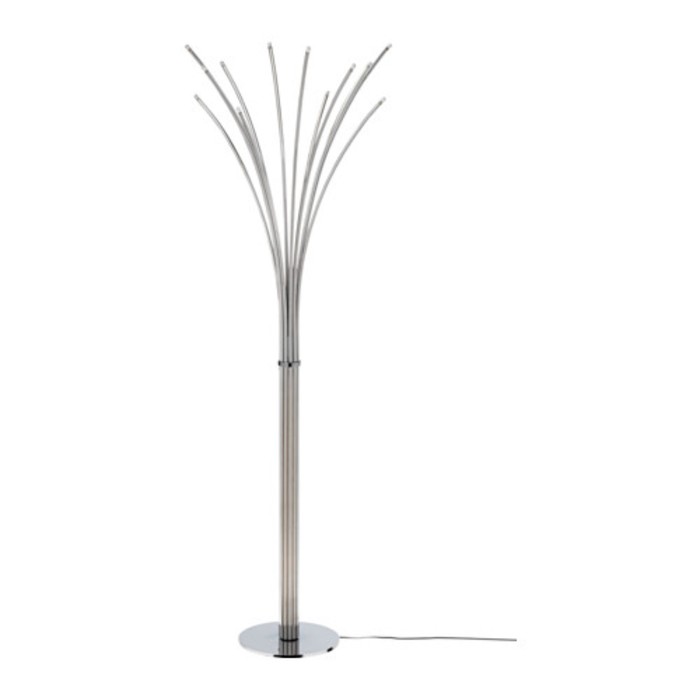 Торшер "ХОВНЭС" LED 4Вт никель 25x50x146см