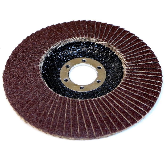 Круг лепестковый торцевой ABRAFLEX FLD-10, P80, 125 х 22,2 мм