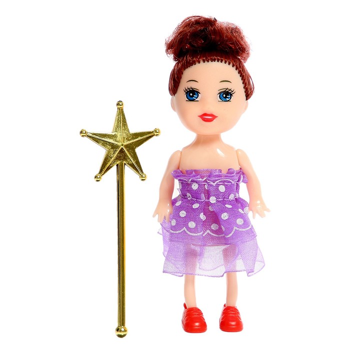 Кукла малышка «Волшебница», с волшебной палочкой, МИКС интерактивная кукла принцесса амелия с волшебной палочкой карапуз