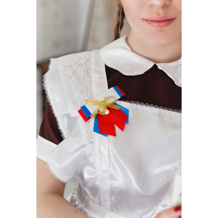 Бутоньерка выпускника "Триколор"