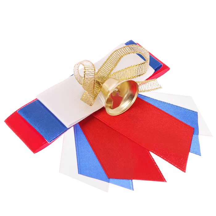 Бутоньерка выпускника "Триколор"